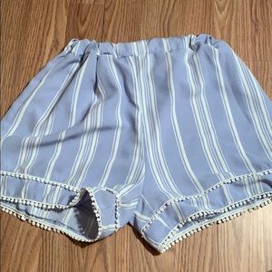 Blue stripped shorts